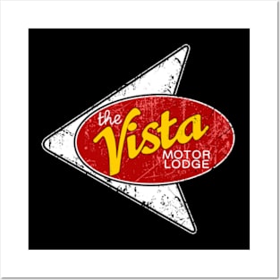 Hello Tomorrow! The Vista Motor Lodge Logo Posters and Art